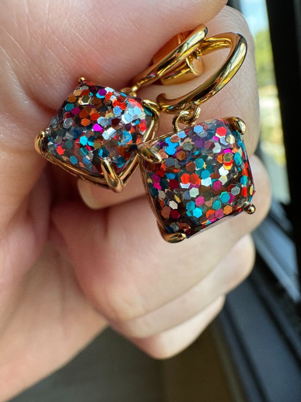 Kate Spade Glitter Earrings